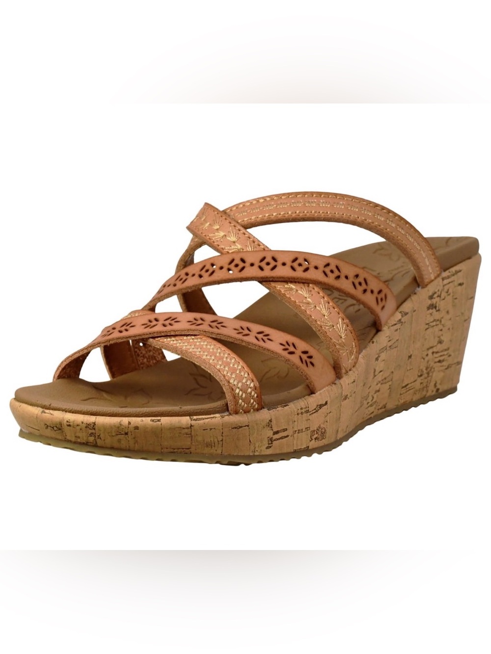 Skechers Beverlee Tiger Posse Wedge Sandal Size 9 Women’s US